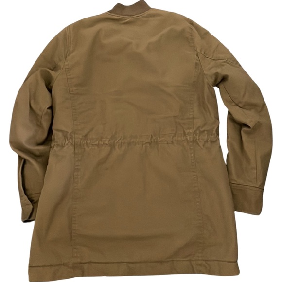 Abercrombie & Fitch Olive Green Sherpa Jacket Size Small - Picture 11 of 14